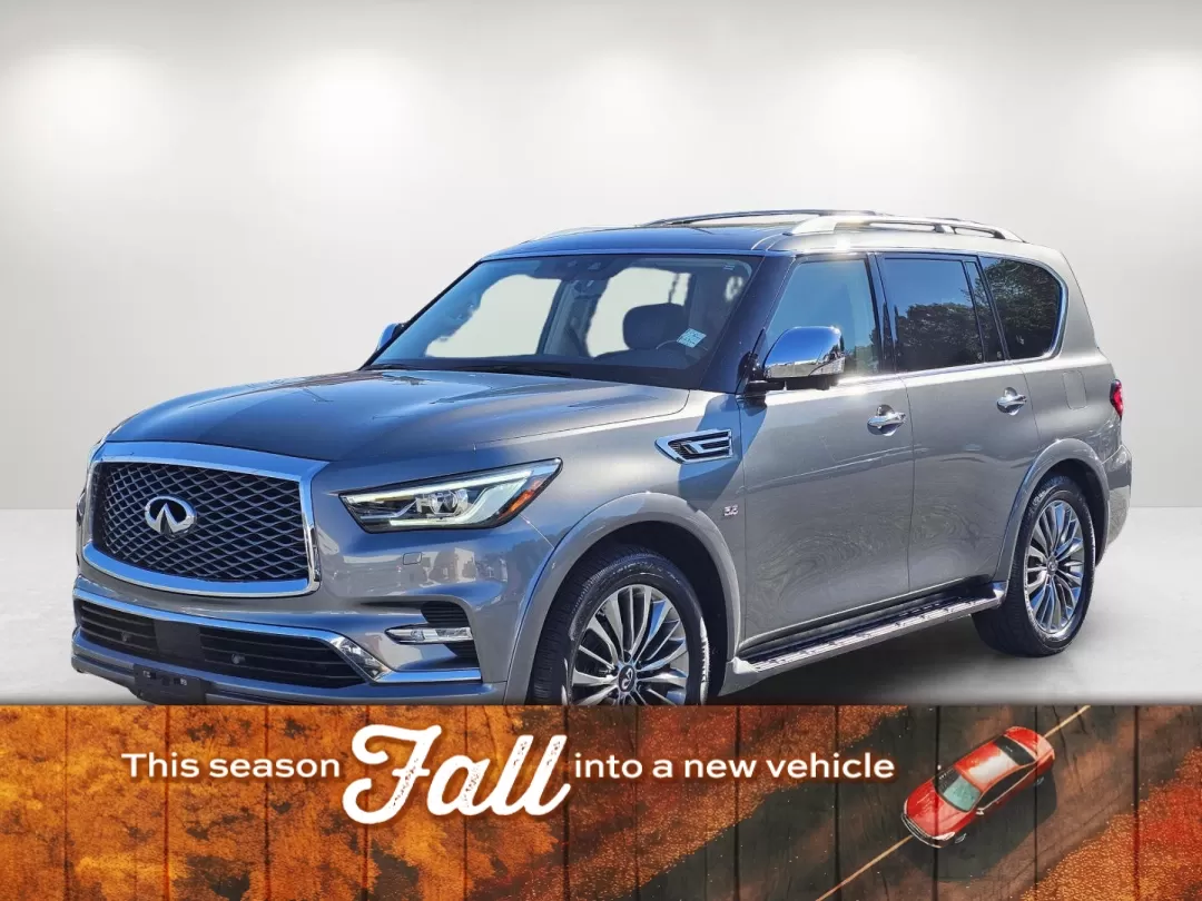 2019 /Graphite Infiniti QX80 LUXE (JN8AZ2NE3K9) with an Other engine, located at 7000 Northlake Connector, Columbus, GA, 31904, (706) 987-8085, 32.524975, -84.978134 - Experience luxury and adventure with the 2019 Infiniti QX80 LUXE, the perfect SUV for those who crave space, comfort, and sophistication. Ideal for growing families, weekend getaways, or commuting in style, this vehicle is designed to elevate your lifestyle while ensuring safety and convenience. At - Photo#0
