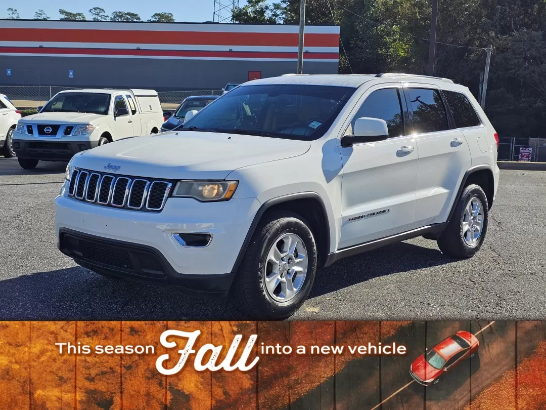 2017 /Lt Frost Beige/Black Jeep Grand Cherokee Laredo (1C4RJEAG3HC) with an Other engine, located at 3959 U.S. 80 W, Phenix City, AL, 36870, (334) 297-4885, 32.469296, -85.135185 - Looking for an SUV that combines versatility, style, and reliability for your family adventures or daily commutes? Look no further than the 2017 Jeep Grand Cherokee Laredo, now available at Gils Auto in Phenix City, AL. This robust vehicle is perfect for growing families, weekend explorers, or anyon - Photo#0