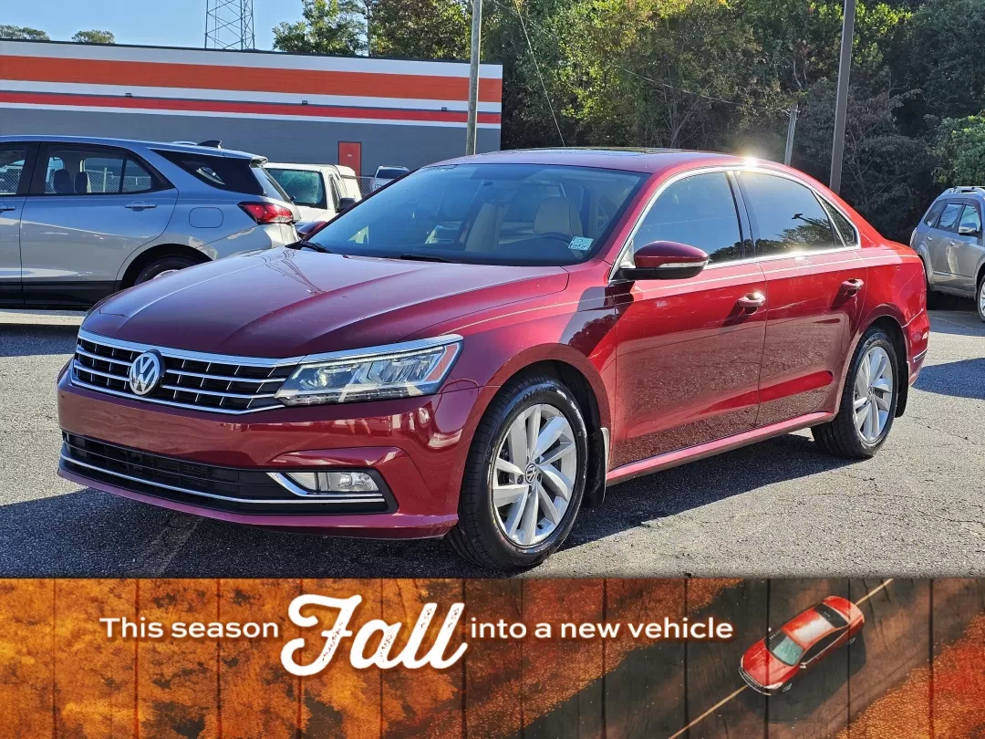 2018 Volkswagen Passat 2.0T SE (1VWBA7A36JC) with an Other engine, located at 3959 U.S. 80 W, Phenix City, AL, 36870, (334) 297-4885, 32.469296, -85.135185 - Looking for a reliable sedan that fits seamlessly into your busy lifestyle? Meet the 2018 Volkswagen Passat, the perfect vehicle for anyone navigating the daily hustle of work commutes, family outings, or weekend adventures. This stylish red sedan is not just a means of transport; it's a statement o - Photo#0