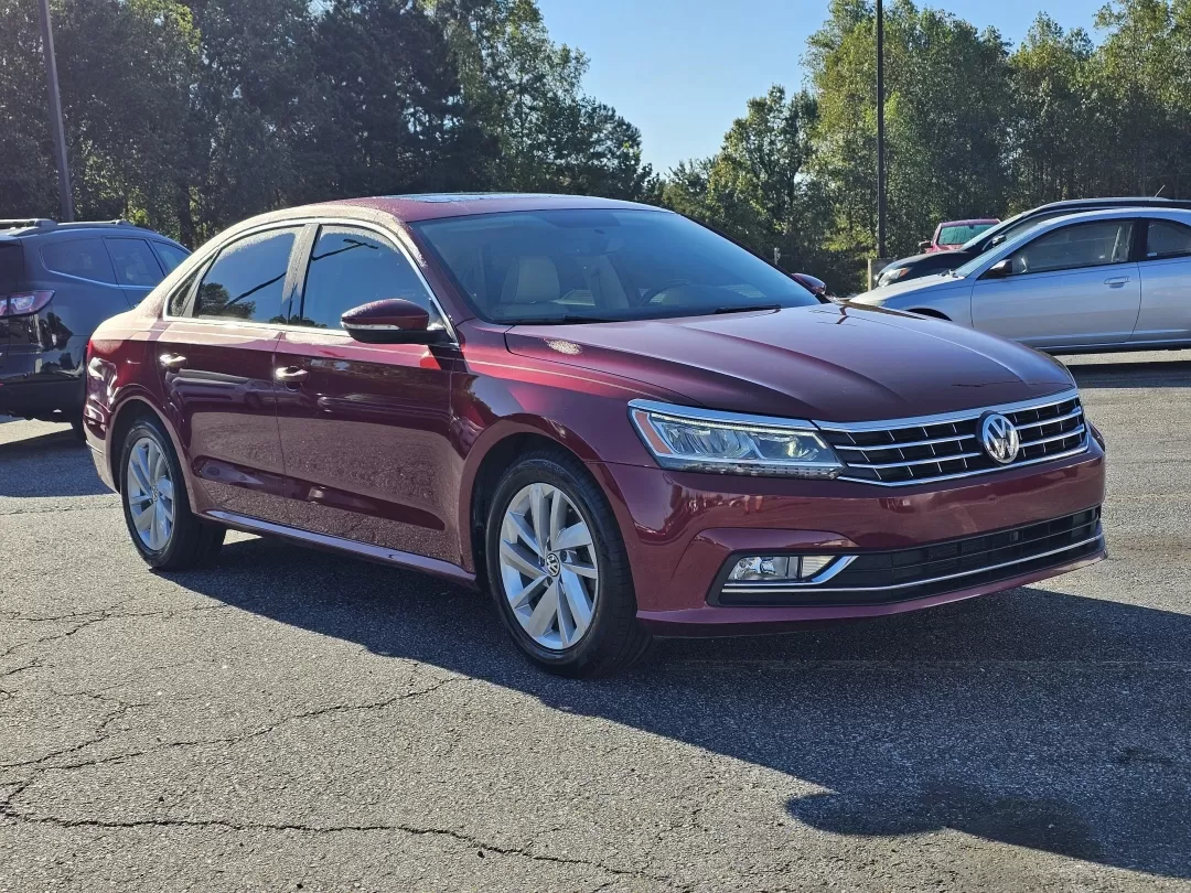 2018 Volkswagen Passat 2.0T SE (1VWBA7A36JC) with an Other engine, located at 3959 U.S. 80 W, Phenix City, AL, 36870, (334) 297-4885, 32.469296, -85.135185 - Looking for a reliable sedan that fits seamlessly into your busy lifestyle? Meet the 2018 Volkswagen Passat, the perfect vehicle for anyone navigating the daily hustle of work commutes, family outings, or weekend adventures. This stylish red sedan is not just a means of transport; it's a statement o - Photo#2