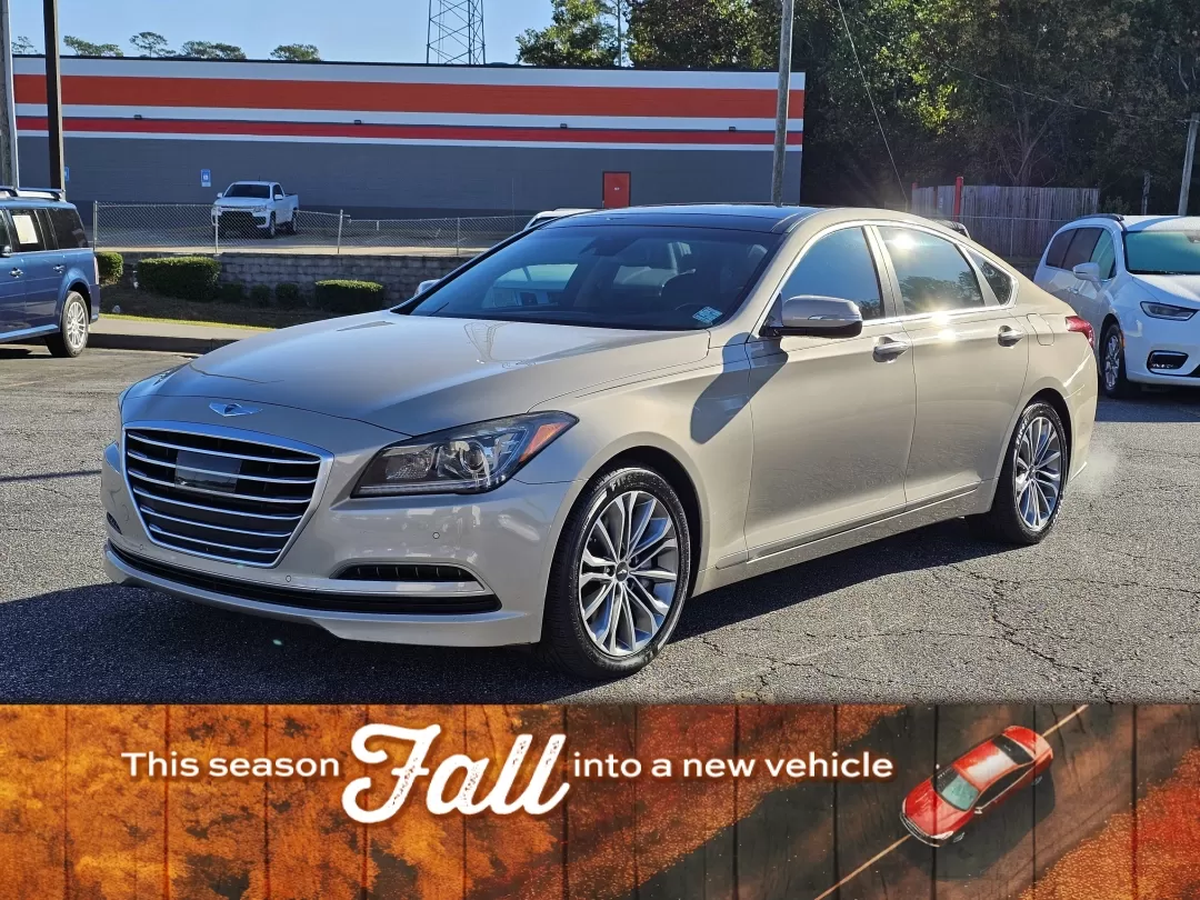 2015 /Black Hyundai Genesis 3.8L (KMHGN4JE0FU) with an Other engine, located at 3959 U.S. 80 W, Phenix City, AL, 36870, (334) 297-4885, 32.469296, -85.135185 - **Elevate Your Driving Experience with the 2015 Hyundai Genesis at Gils Auto!**<br /> <br /> Are you ready to experience luxury and performance without breaking the bank? The 2015 Hyundai Genesis is here, offering an exceptional driving experience that's perfect for anyone looking to elevate their d - Photo#0