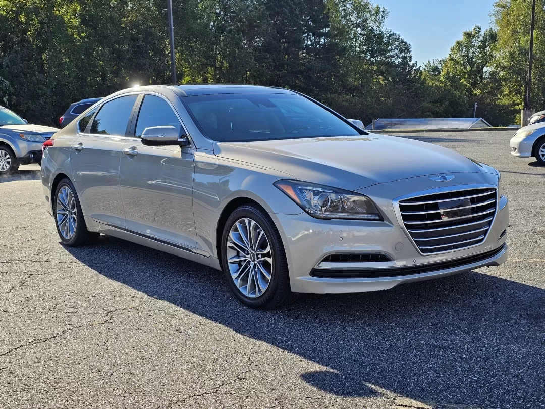 2015 /Black Hyundai Genesis 3.8L (KMHGN4JE0FU) with an Other engine, located at 3959 U.S. 80 W, Phenix City, AL, 36870, (334) 297-4885, 32.469296, -85.135185 - **Elevate Your Driving Experience with the 2015 Hyundai Genesis at Gils Auto!**<br /> <br /> Are you ready to experience luxury and performance without breaking the bank? The 2015 Hyundai Genesis is here, offering an exceptional driving experience that's perfect for anyone looking to elevate their d - Photo#2