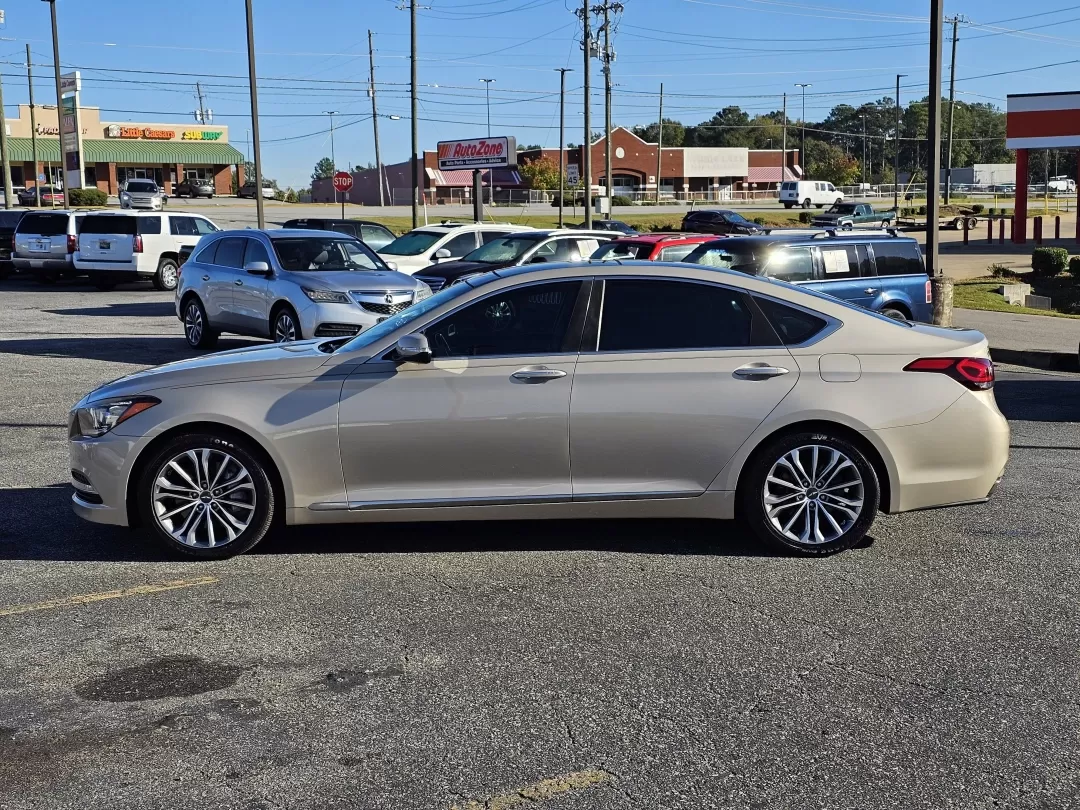 2015 /Black Hyundai Genesis 3.8L (KMHGN4JE0FU) with an Other engine, located at 3959 U.S. 80 W, Phenix City, AL, 36870, (334) 297-4885, 32.469296, -85.135185 - **Elevate Your Driving Experience with the 2015 Hyundai Genesis at Gils Auto!**<br /> <br /> Are you ready to experience luxury and performance without breaking the bank? The 2015 Hyundai Genesis is here, offering an exceptional driving experience that's perfect for anyone looking to elevate their d - Photo#7