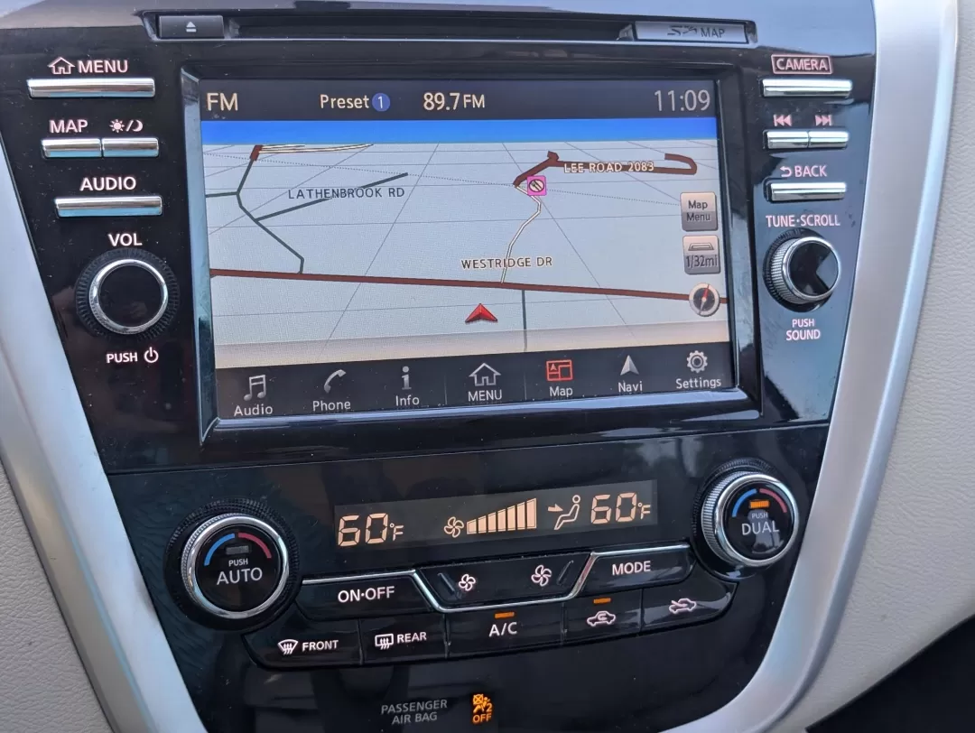 2016 /Beige Nissan Murano Platinum (5N1AZ2MG4GN) with an Other engine, located at 5115 14th Ave., Columbus, GA, 31904, (706) 323-0345, 32.511494, -84.971046 - Elevate your driving experience with the 2016 Nissan Murano Platinum, now available at Gils Auto in Phenix City, AL. Imagine cruising down the scenic U.S. 80 W, your family comfortably settled in the spacious interior of this stylish SUV, complete with luxurious beige leather-appointed seats and a p - Photo#18