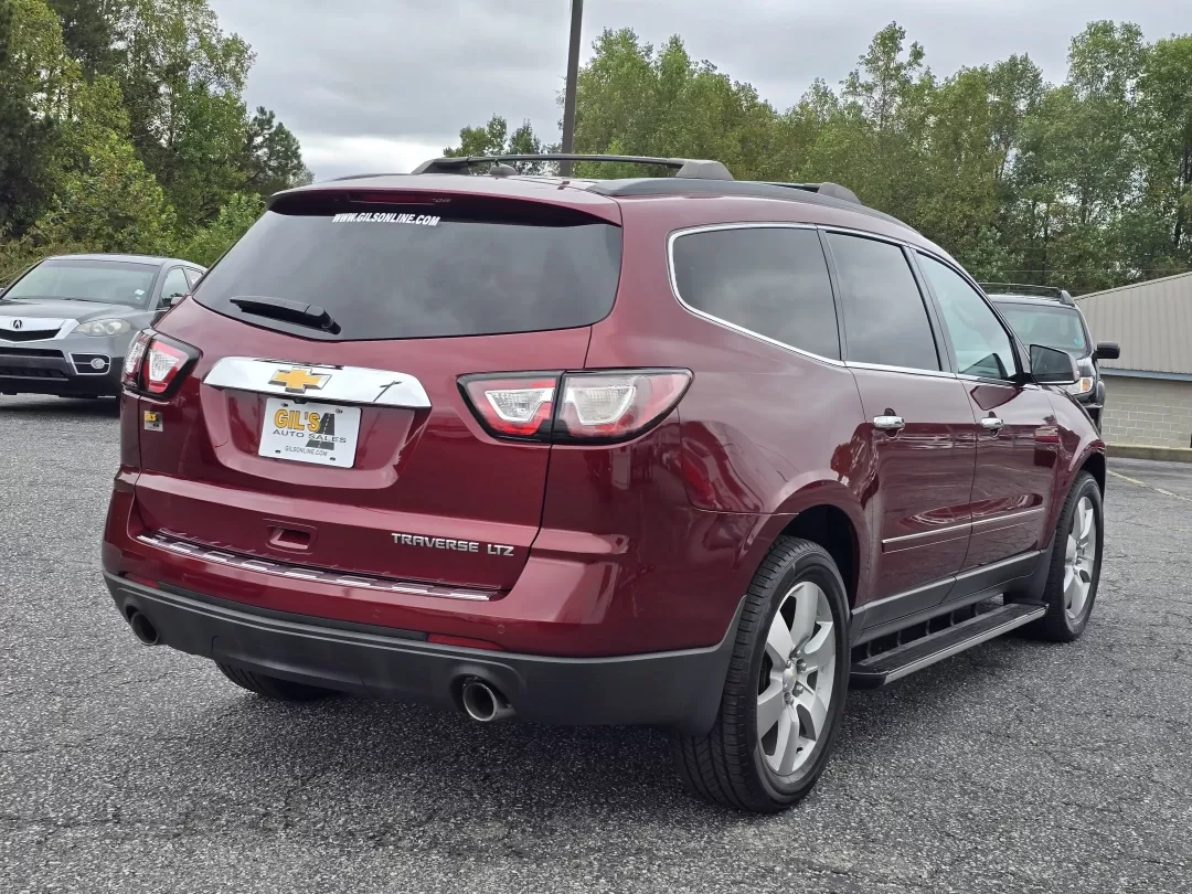 2015 /Ebony/Saddle Up Chevrolet Traverse LTZ (1GNKVJKD1FJ) with an Other engine, located at 3959 U.S. 80 W, Phenix City, AL, 36870, (334) 297-4885, 32.469296, -85.135185 - **Adventure Awaits with the 2015 Chevrolet Traverse LTZ Perfect for Growing Families!**<br /> <br /> Are you a family on the go, seeking a reliable and spacious SUV that effortlessly balances style with functionality? Look no further than the stunning 2015 Chevrolet Traverse LTZ, available now at G - Photo#4