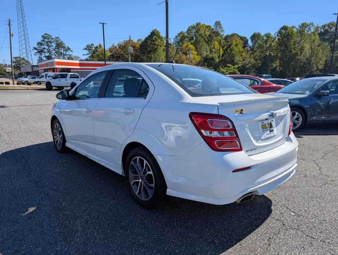 2018 /Jet Black Chevrolet Sonic LT (1G1JD5SHXJ4) with an Other engine, located at 3959 U.S. 80 W, Phenix City, AL, 36870, (334) 297-4885, 32.469296, -85.135185 - **Discover Your Perfect Commute Companion: 2018 Chevrolet Sonic LT at Gils Auto, Phenix City**<br /> <br /> Are you ready to elevate your daily drive? The 2018 Chevrolet Sonic LT is the ideal choice for those who crave a reliable, fuel-efficient sedan that doesn't compromise on style or features. Wh - Photo#6