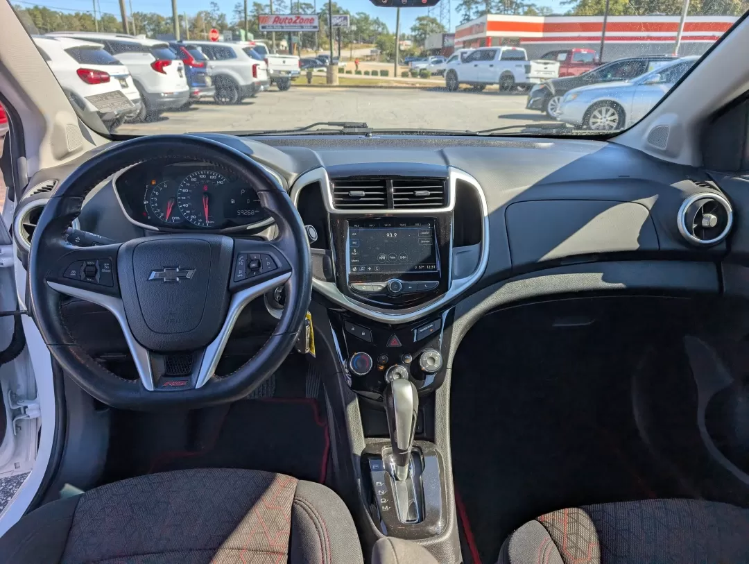 2018 /Jet Black Chevrolet Sonic LT (1G1JD5SHXJ4) with an Other engine, located at 3959 U.S. 80 W, Phenix City, AL, 36870, (334) 297-4885, 32.469296, -85.135185 - **Discover Your Perfect Commute Companion: 2018 Chevrolet Sonic LT at Gils Auto, Phenix City**<br /> <br /> Are you ready to elevate your daily drive? The 2018 Chevrolet Sonic LT is the ideal choice for those who crave a reliable, fuel-efficient sedan that doesn't compromise on style or features. Wh - Photo#11