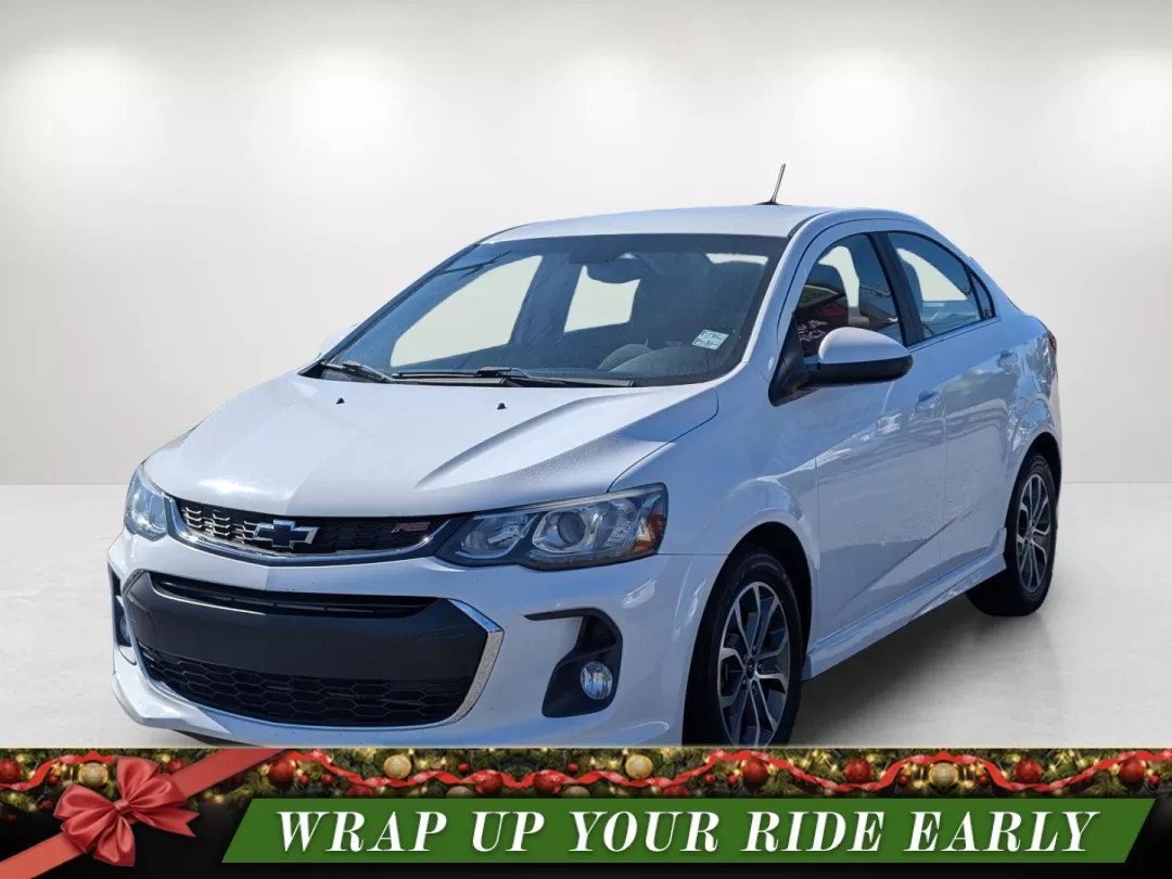 2018 /Jet Black Chevrolet Sonic LT (1G1JD5SHXJ4) with an Other engine, located at 3959 U.S. 80 W, Phenix City, AL, 36870, (334) 297-4885, 32.469296, -85.135185 - **Discover Your Perfect Commute Companion: 2018 Chevrolet Sonic LT at Gils Auto, Phenix City**<br /> <br /> Are you ready to elevate your daily drive? The 2018 Chevrolet Sonic LT is the ideal choice for those who crave a reliable, fuel-efficient sedan that doesn't compromise on style or features. Wh - Photo#0