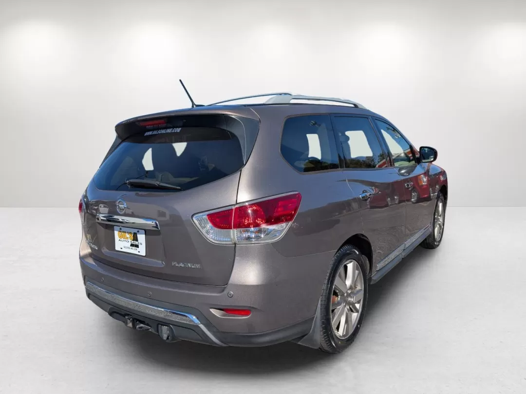 2013 /Almond Nissan Pathfinder Platinum (5N1AR2MN3DC) with an Other engine, located at 3959 U.S. 80 W, Phenix City, AL, 36870, (334) 297-4885, 32.469296, -85.135185 - Are you ready for your next family adventure or daily commute? Look no further than this **2013 Nissan Pathfinder Platinum**, perfectly equipped to enhance your lifestyle while providing safety and comfort. Whether you're navigating the bustling streets of Phenix City, AL, or setting out for a weeke - Photo#4