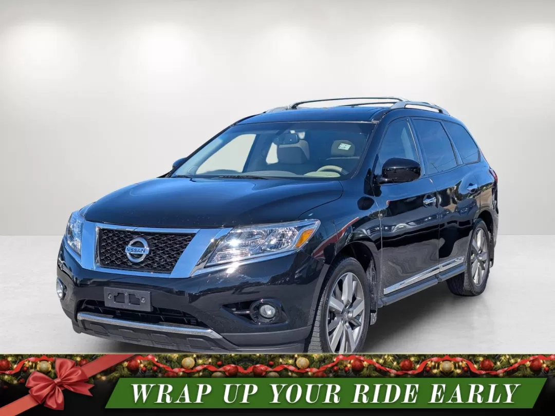 2014 /Almond Nissan Pathfinder Platinum (5N1AR2MM1EC) with an Other engine, located at 3959 U.S. 80 W, Phenix City, AL, 36870, (334) 297-4885, 32.469296, -85.135185 - 2014 Nissan Pathfinder Platinum - Photo#0
