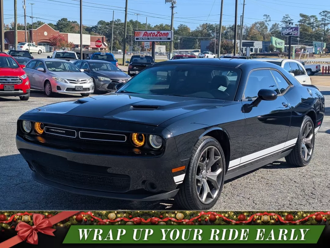 2017 /Black Dodge Challenger SXT (2C3CDZAG4HH) with an Other engine, located at 3959 U.S. 80 W, Phenix City, AL, 36870, (334) 297-4885, 32.469296, -85.135185 - Are you ready to elevate your driving experience? Whether you're tearing up the streets or cruising with friends on the weekend, the 2017 Dodge Challenger SXT is designed for those who crave both style and performance. Perfect for anyone looking to make a statement on the road, this coupe combines s - Photo#0