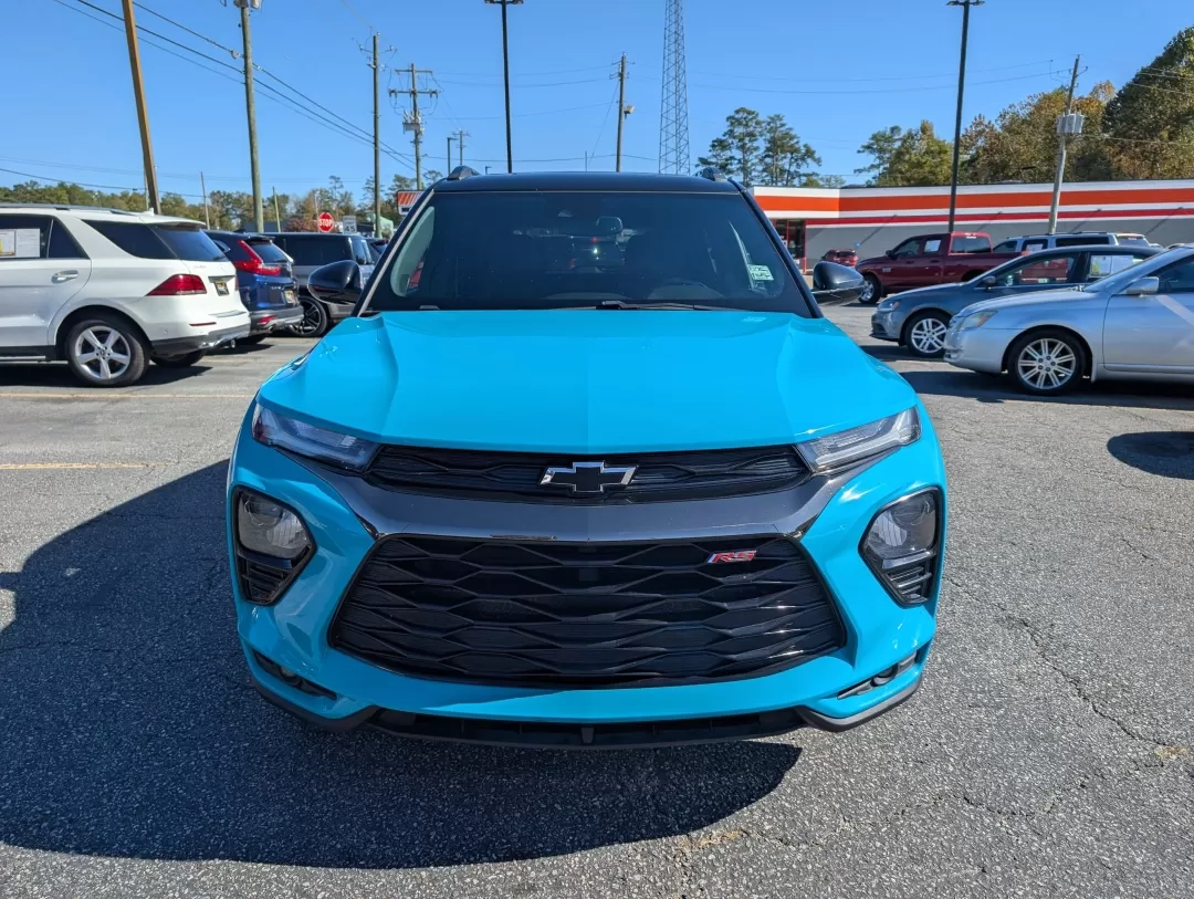 2021 /Jet Black with Red accents Chevrolet Trailblazer RS (KL79MTSL5MB) with an Other engine, located at 3959 U.S. 80 W, Phenix City, AL, 36870, (334) 297-4885, 32.469296, -85.135185 - 2021 Chevrolet Trailblazer RS - Photo#1