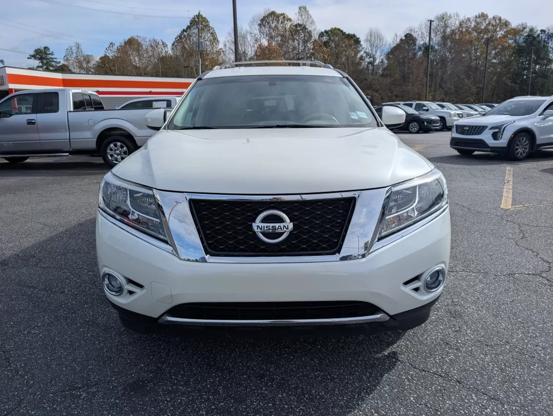 2015 /Almond Nissan Pathfinder SL (5N1AR2MN5FC) with an Other engine, located at 3959 U.S. 80 W, Phenix City, AL, 36870, (334) 297-4885, 32.469296, -85.135185 - **Drive Into Adventure with the 2015 Nissan Pathfinder SL at Gils Auto - Your Local Buy Here Pay Here Dealer!**<br /> <br /> Are you ready to elevate your family adventures or weekend getaways? The 2015 Nissan Pathfinder SL is the perfect SUV for those who value functionality, comfort, and style. Wi - Photo#1