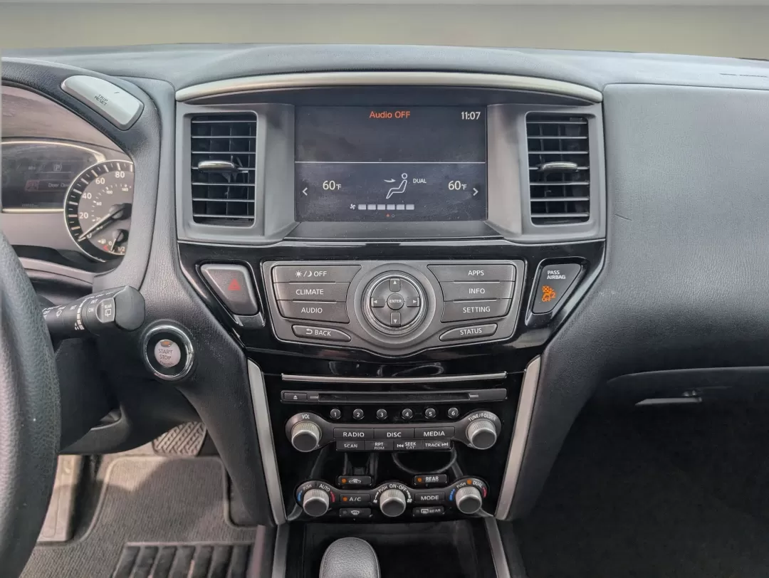 2017 /Charcoal Nissan Pathfinder S (5N1DR2MN8HC) with an Other engine, located at 3959 U.S. 80 W, Phenix City, AL, 36870, (334) 297-4885, 32.469296, -85.135185 - 2017 Nissan Pathfinder S - Photo#15