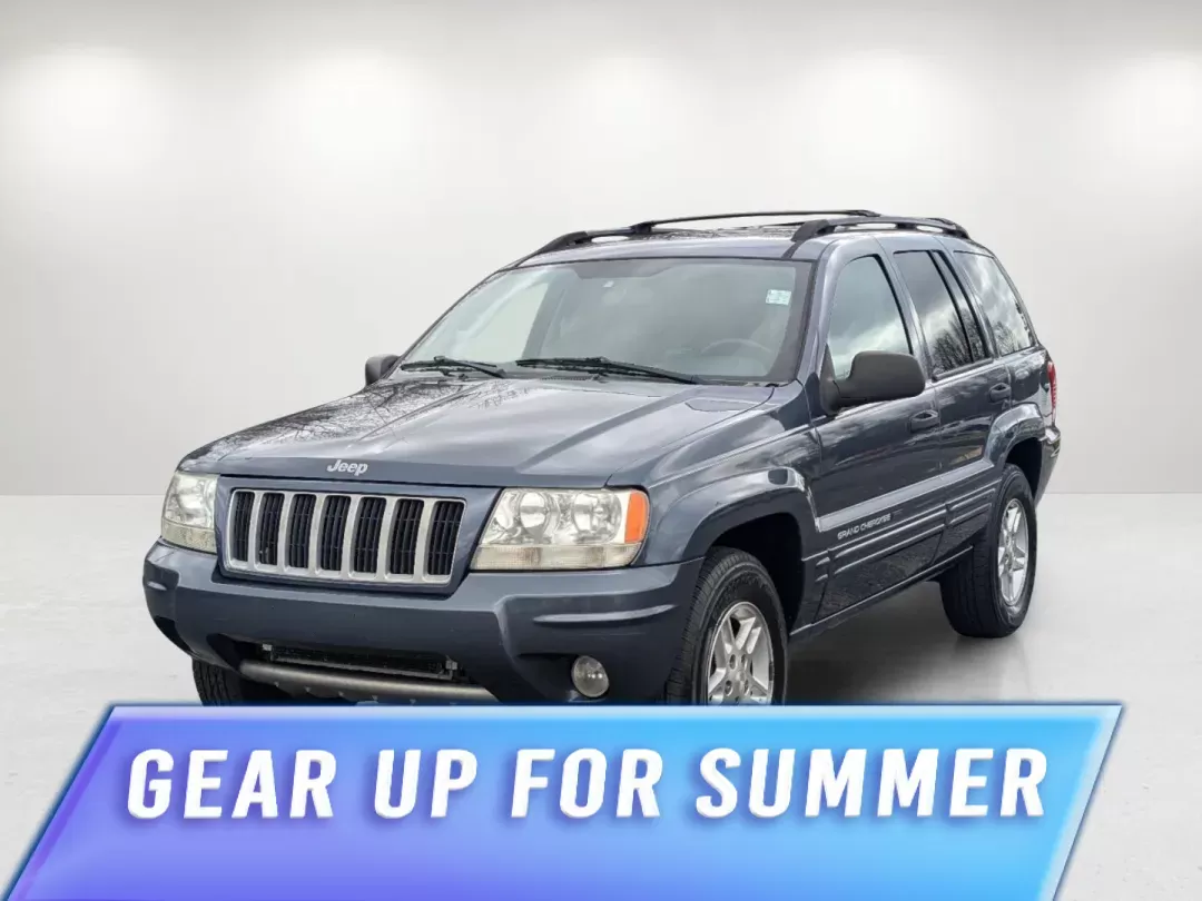 2004 Steel Blue Pearl /Dark Slate Gray Jeep Grand Cherokee Laredo (1J4GX48S34C) with an Gas I6 4.0L/242 engine, 4-Speed Automatic w/OD transmission, located at 521 Old Farm Lane Rd, Prattville, AL, 36066, (334) 325-1505, 32.482460, -86.416367 - 2004 Jeep Grand Cherokee Laredo - Photo#0