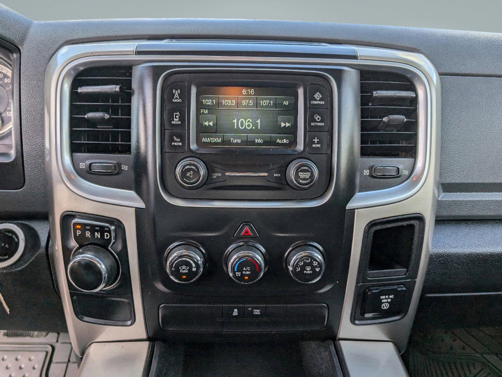 2017 Bright Silver Metallic Clearcoat /Diesel Gray/Black Ram 1500 SLT (1C6RR6GG9HS) with an Regular Unleaded V-6 3.6 L/220 engine, 8-Speed Automatic w/OD transmission, located at 7000 Northlake Connector, Columbus, GA, 31904, (706) 987-8085, 32.524975, -84.978134 - 2017 Ram 1500 SLT - Photo#12