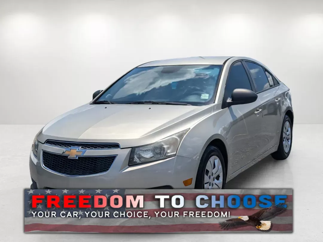 2013 Champagne Silver Metallic /Jet Black/Medium Titanium Chevrolet Cruze LS (1G1PA5SH9D7) with an Gas I4 1.8L/110 engine, 6-Speed Automatic transmission, located at 3959 U.S. 80 W, Phenix City, AL, 36870, (334) 297-4885, 32.469296, -85.135185 - **Drive Your Adventure with the 2013 Chevrolet Cruze LS at Gils Auto - Columbus #2!**<br /> <br /> Are you ready to elevate your daily commute, family outings, or weekend adventures? The 2013 Chevrolet Cruze LS is the perfect companion for those who crave a blend of style, performance, and practical - Photo#0