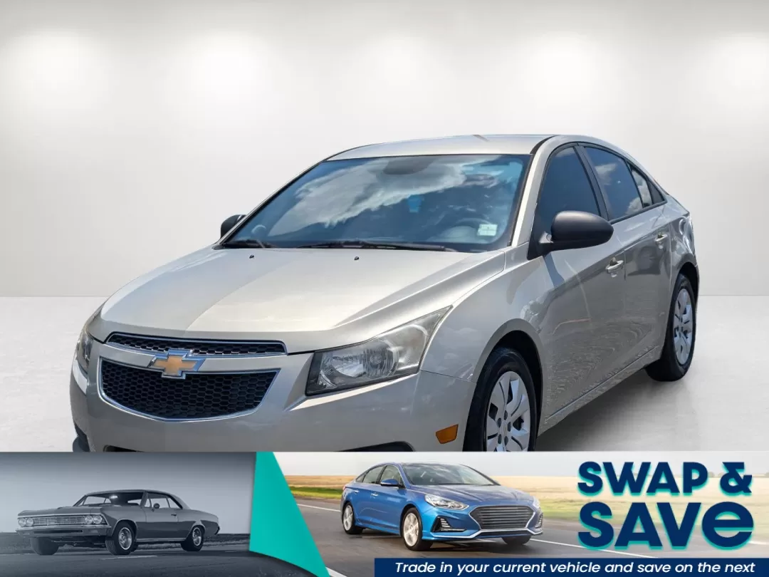 2013 Champagne Silver Metallic /Jet Black/Medium Titanium Chevrolet Cruze LS (1G1PA5SH9D7) with an Other engine, located at 3959 U.S. 80 W, Phenix City, AL, 36870, (334) 297-4885, 32.469296, -85.135185 - 2013 Chevrolet Cruze LS - Photo#0