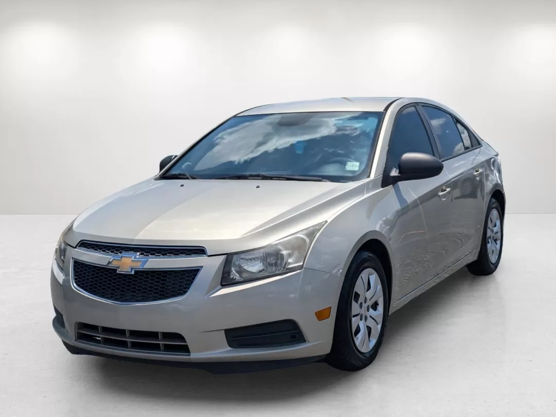 2013 Champagne Silver Metallic /Jet Black/Medium Titanium Chevrolet Cruze LS (1G1PA5SH9D7) with an Other engine, located at 3959 U.S. 80 W, Phenix City, AL, 36870, (334) 297-4885, 32.469296, -85.135185 - 2013 Chevrolet Cruze LS - Photo#1