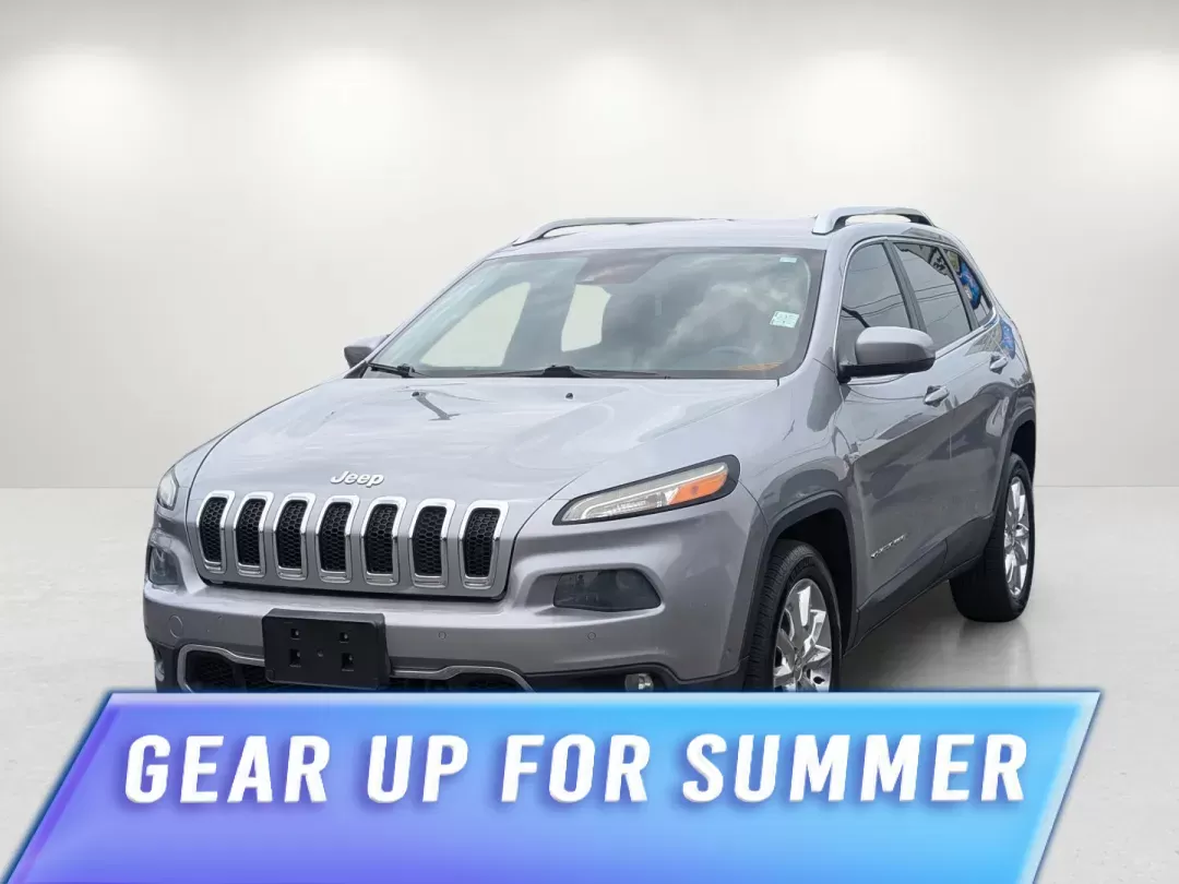 2014 /Black Jeep Cherokee Limited (1C4PJLDSXEW) with an Regular Unleaded V-6 3.2 L/198 engine, 9-Speed Automatic w/OD transmission, located at 1430 Gateway Drive, Opelika, AL, 36801, (334) 239-0944, 32.637871, -85.409790 - 2014 Jeep Cherokee Limited - Photo#0