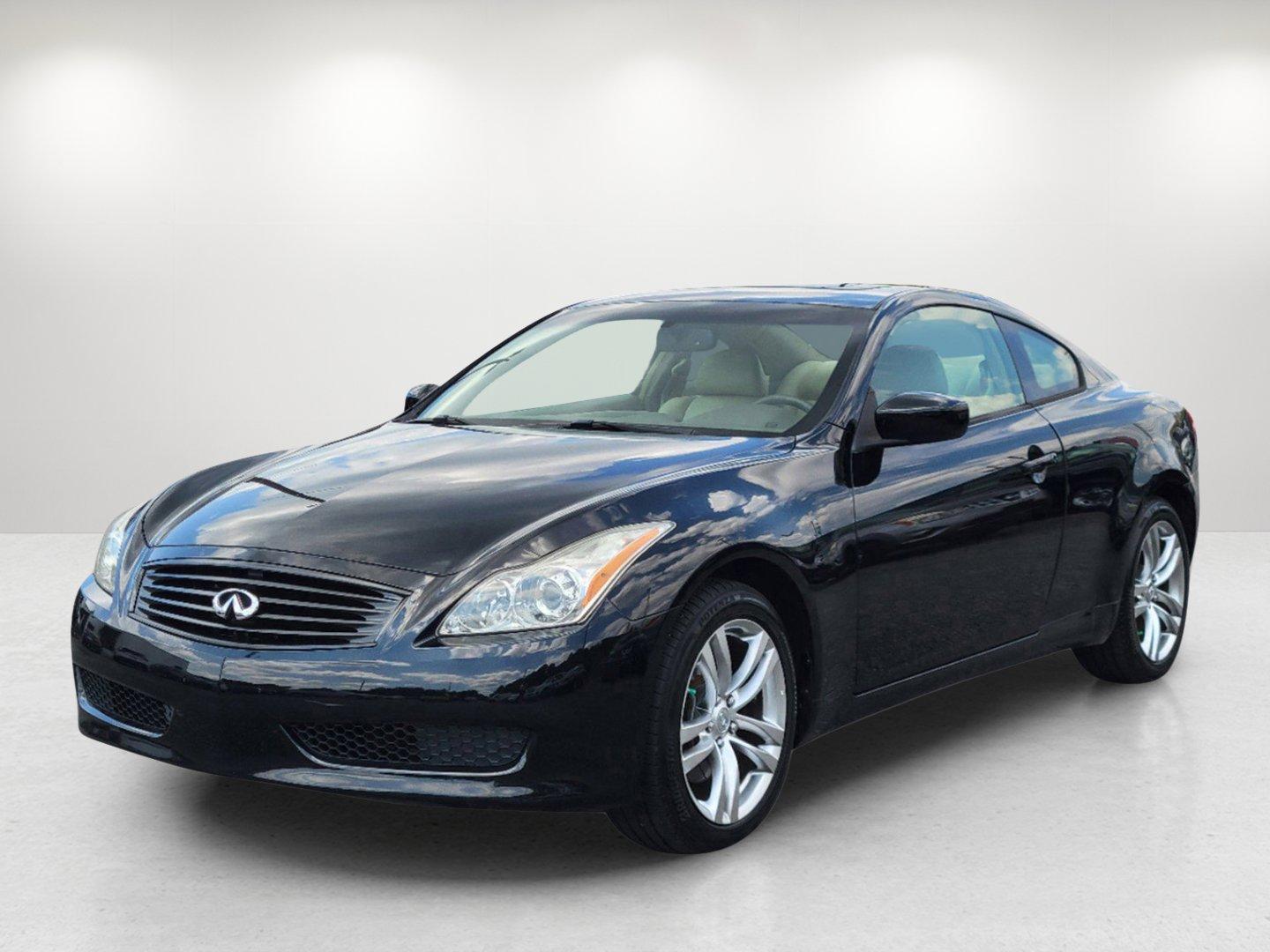 2009 Black Obsidian /Wheat Infiniti G37 Coupe x (JNKCV64F19M) with an Gas V6 3.7L/225 engine, 7-Speed Automatic w/OD transmission, located at 804 22nd Ave, Phenix City, AL, 36870, (334) 297-1860, 32.484749, -85.024475 - 2009 Infiniti G37 Coupe x - Photo#0