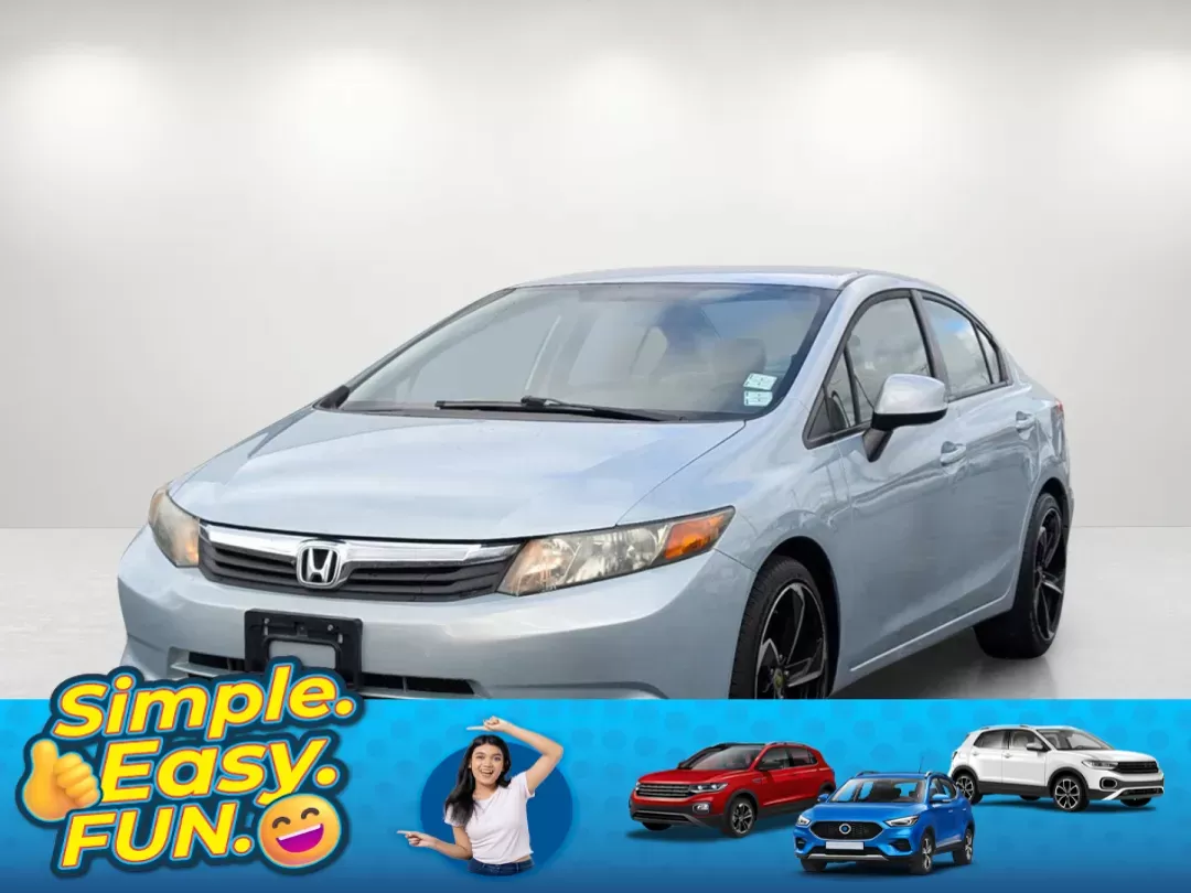 2012 Honda Civic Sdn LX (19XFB2F53CE) with an Gas I4 1.8L/110 engine, 5-Speed Automatic transmission, located at 3959 U.S. 80 W, Phenix City, AL, 36870, (334) 297-4885, 32.469296, -85.135185 - 2012 Honda Civic Sdn LX - Photo#0
