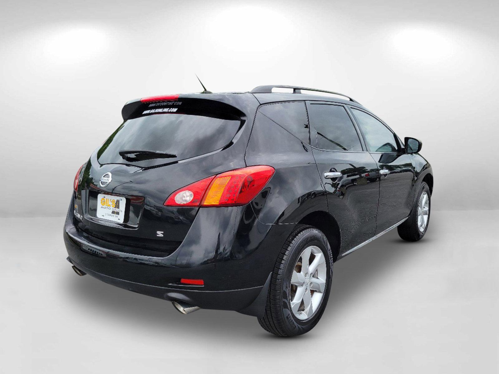 2009 Super Black /Beige Nissan Murano S (JN8AZ18U19W) with an Gas V6 3.5L/ engine, 1-Speed Automatic (CVT) Continuously Variable transmission, located at 3959 U.S. 80 W, Phenix City, AL, 36870, (334) 297-4885, 32.469296, -85.135185 - 2009 Nissan Murano S - Photo#4