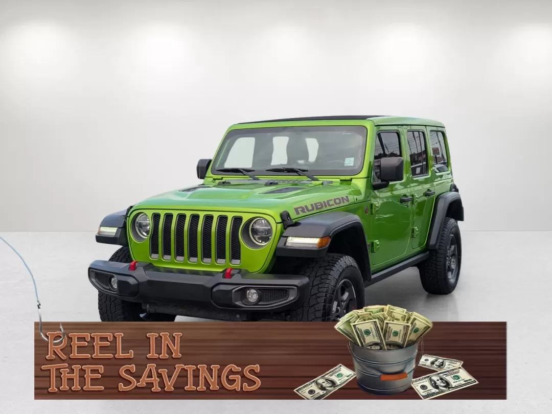 2019 Mojito! Clearcoat /Black Jeep Wrangler Rubicon (1C4HJXFG5KW) with an Other engine, located at 3959 U.S. 80 W, Phenix City, AL, 36870, (334) 297-4885, 32.469296, -85.135185 - 2019 Jeep Wrangler Rubicon - Photo#0
