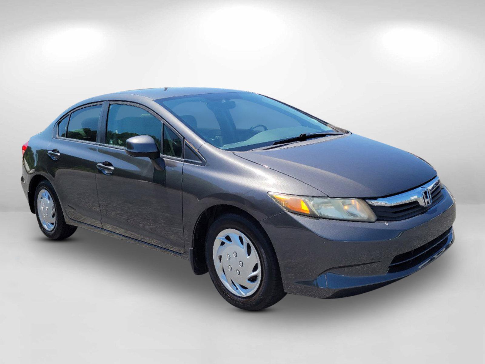 2012 Gray Honda Civic Sdn LX (19XFB2F52CE) with an Gas I4 1.8L/110 engine, 5-Speed Automatic transmission, located at 3959 U.S. 80 W, Phenix City, AL, 36870, (334) 297-4885, 32.469296, -85.135185 - 2012 Honda Civic Sdn LX - Photo#3