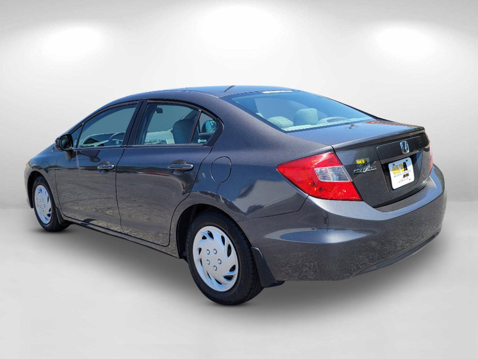 2012 Gray Honda Civic Sdn LX (19XFB2F52CE) with an Gas I4 1.8L/110 engine, 5-Speed Automatic transmission, located at 3959 U.S. 80 W, Phenix City, AL, 36870, (334) 297-4885, 32.469296, -85.135185 - 2012 Honda Civic Sdn LX - Photo#7