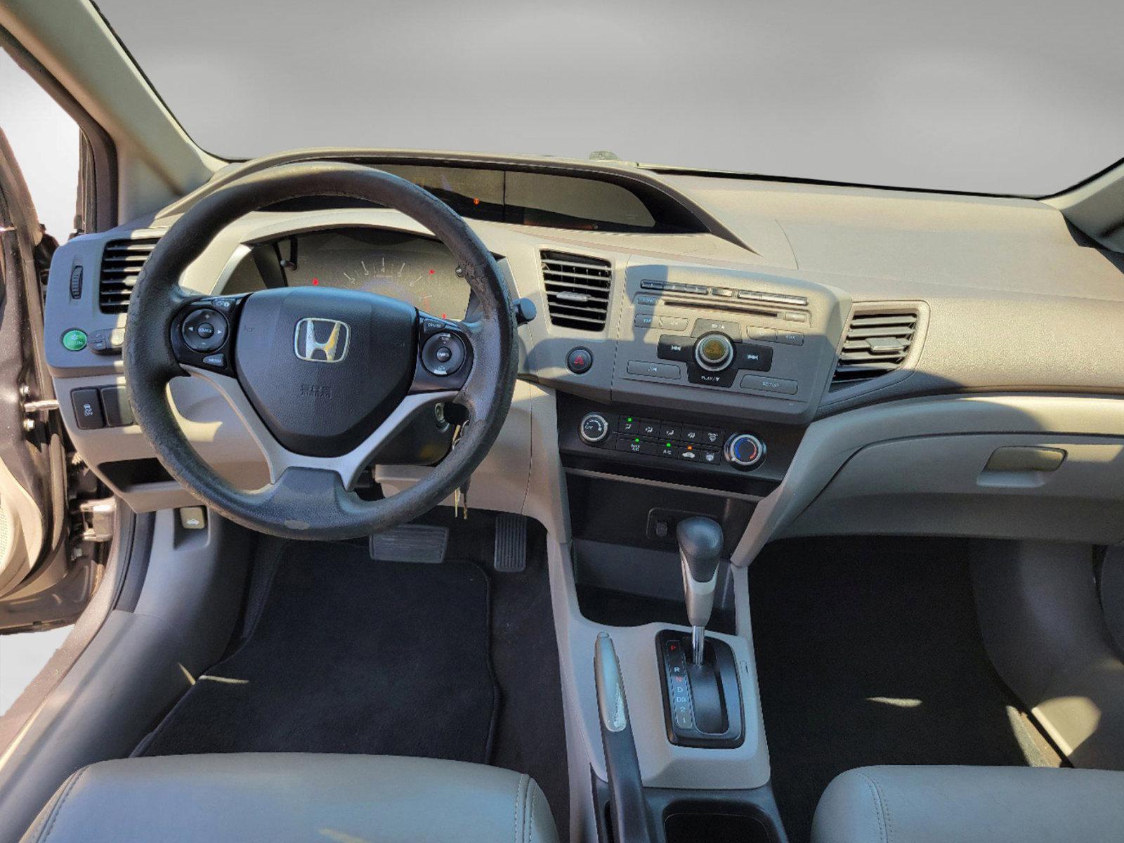 2012 Gray Honda Civic Sdn LX (19XFB2F52CE) with an Gas I4 1.8L/110 engine, 5-Speed Automatic transmission, located at 3959 U.S. 80 W, Phenix City, AL, 36870, (334) 297-4885, 32.469296, -85.135185 - 2012 Honda Civic Sdn LX - Photo#12