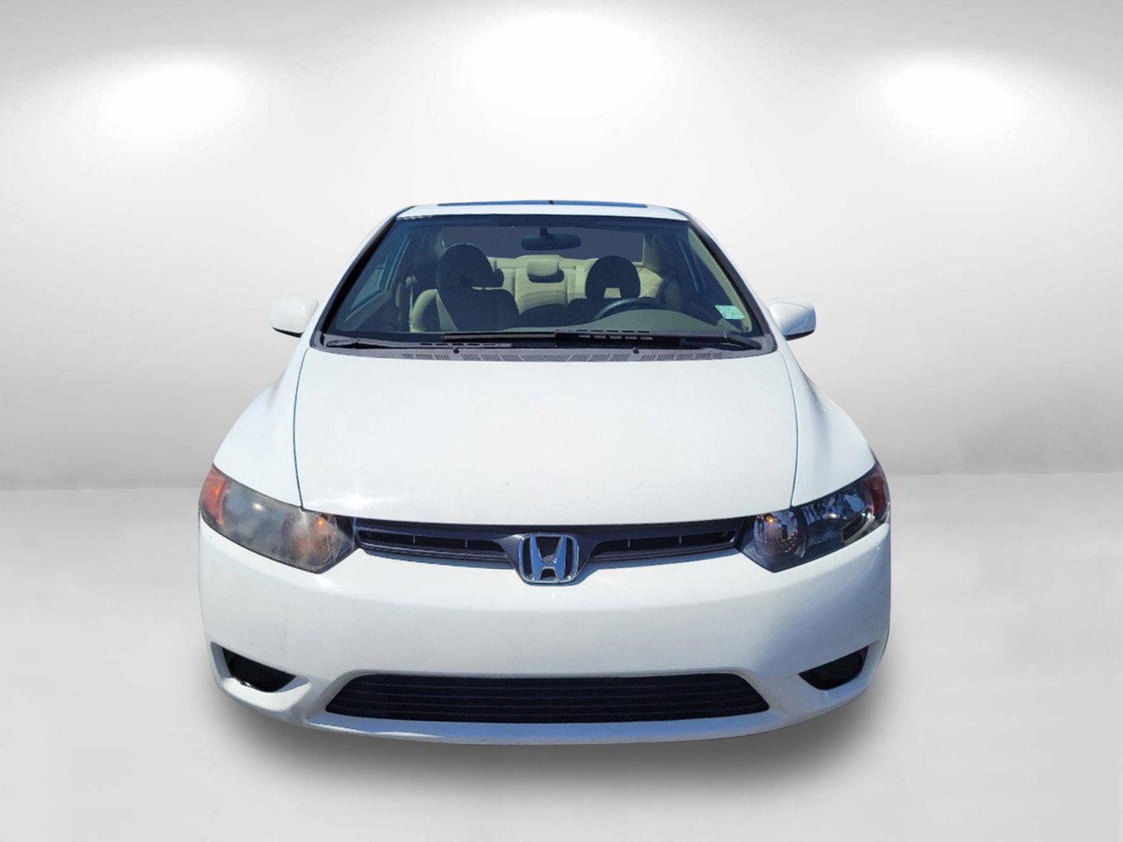 2006 White Honda Civic Cpe EX (2HGFG12836H) with an Gas I4 1.8L/110 engine, 5-Speed Automatic transmission, located at 804 22nd Ave, Phenix City, AL, 36870, (334) 297-1860, 32.484749, -85.024475 - 2006 Honda Civic Cpe EX - Photo#2