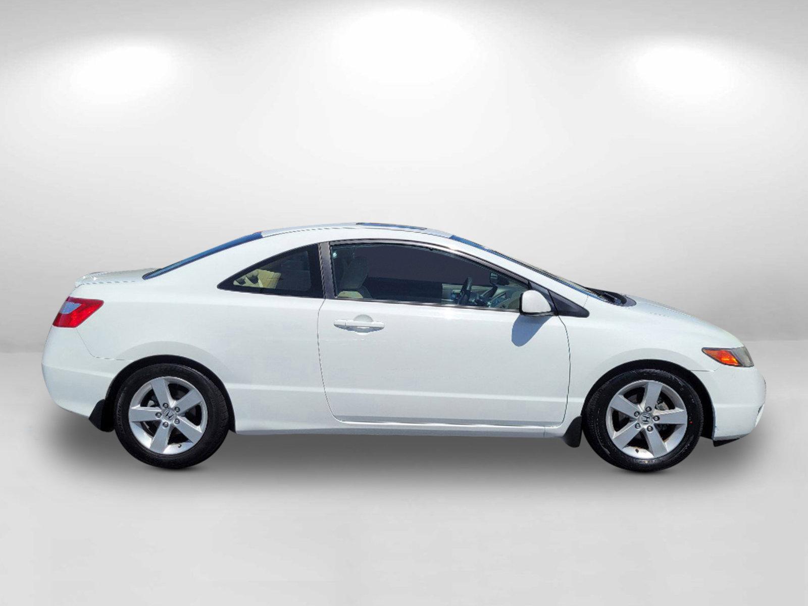 2006 White Honda Civic Cpe EX (2HGFG12836H) with an Gas I4 1.8L/110 engine, 5-Speed Automatic transmission, located at 804 22nd Ave, Phenix City, AL, 36870, (334) 297-1860, 32.484749, -85.024475 - 2006 Honda Civic Cpe EX - Photo#4