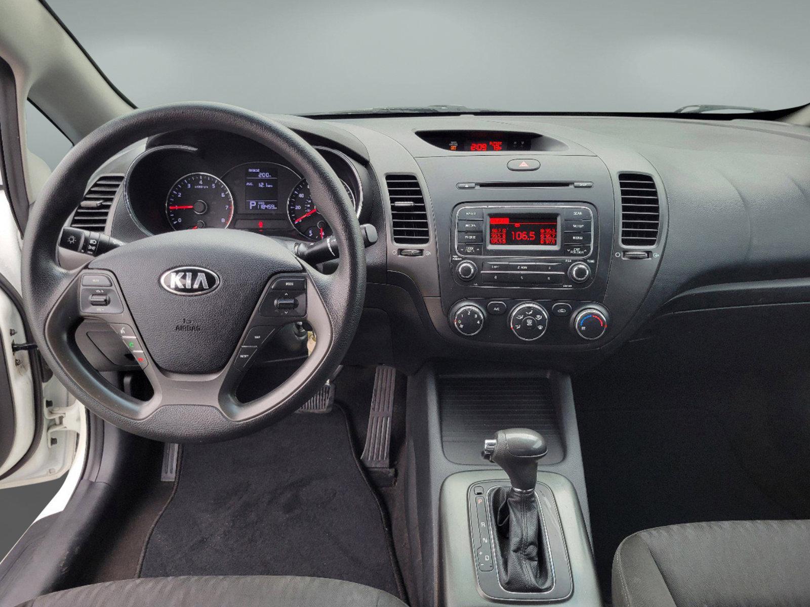 2016 Clear White /Black Kia Forte LX (KNAFK4A6XG5) with an Regular Unleaded I-4 1.8 L/110 engine, 6-Speed Automatic w/OD transmission, located at 7000 Northlake Connector, Columbus, GA, 31904, (706) 987-8085, 32.524975, -84.978134 - 2016 Kia Forte LX - Photo#11