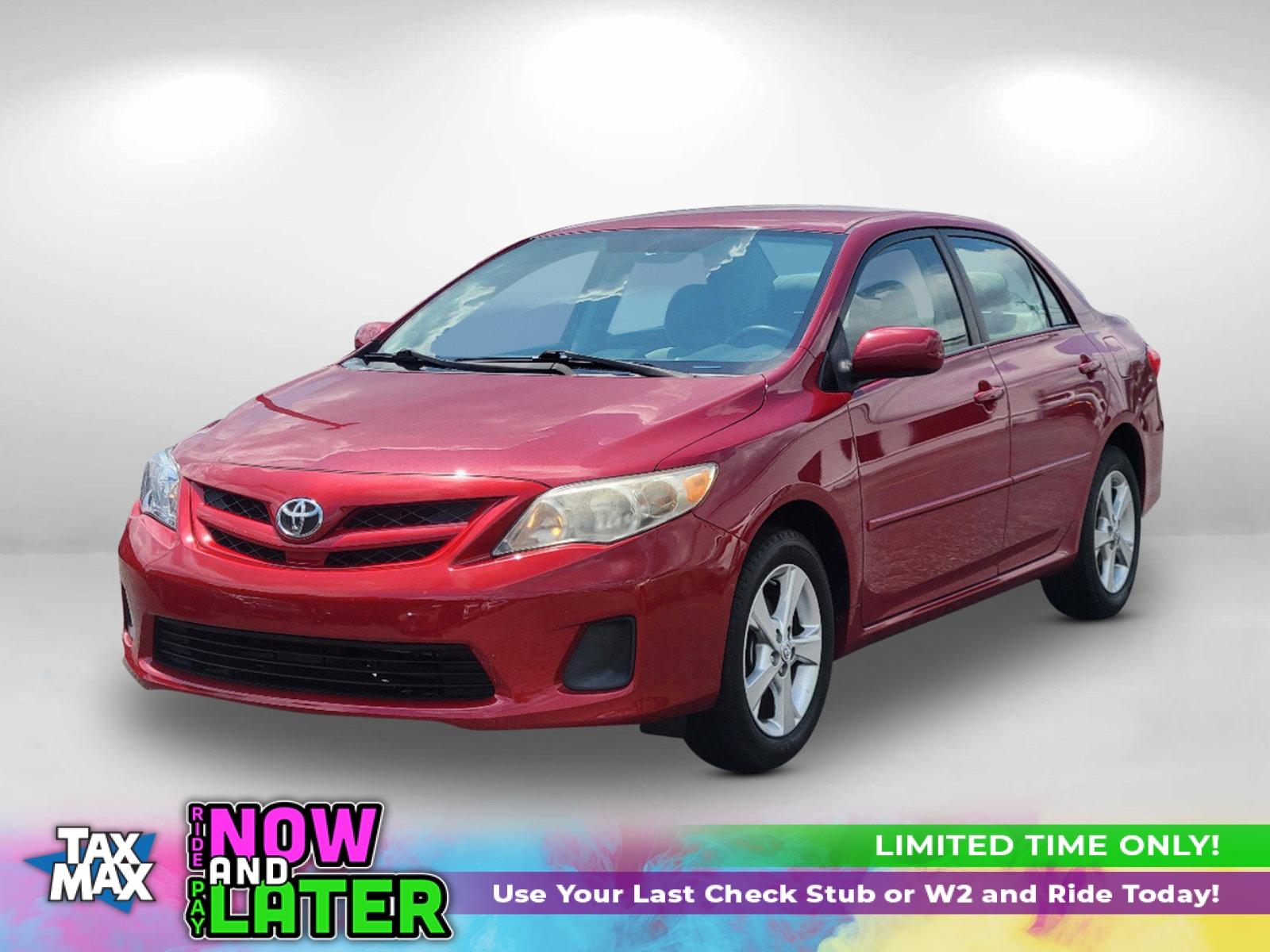 2012 Red Toyota Corolla LE (2T1BU4EE3CC) with an Gas I4 1.8L/110 engine, 4-Speed Automatic transmission, located at 1430 Gateway Drive, Opelika, AL, 36801, (334) 239-0944, 32.637871, -85.409790 - 2012 Toyota Corolla LE - Photo#0