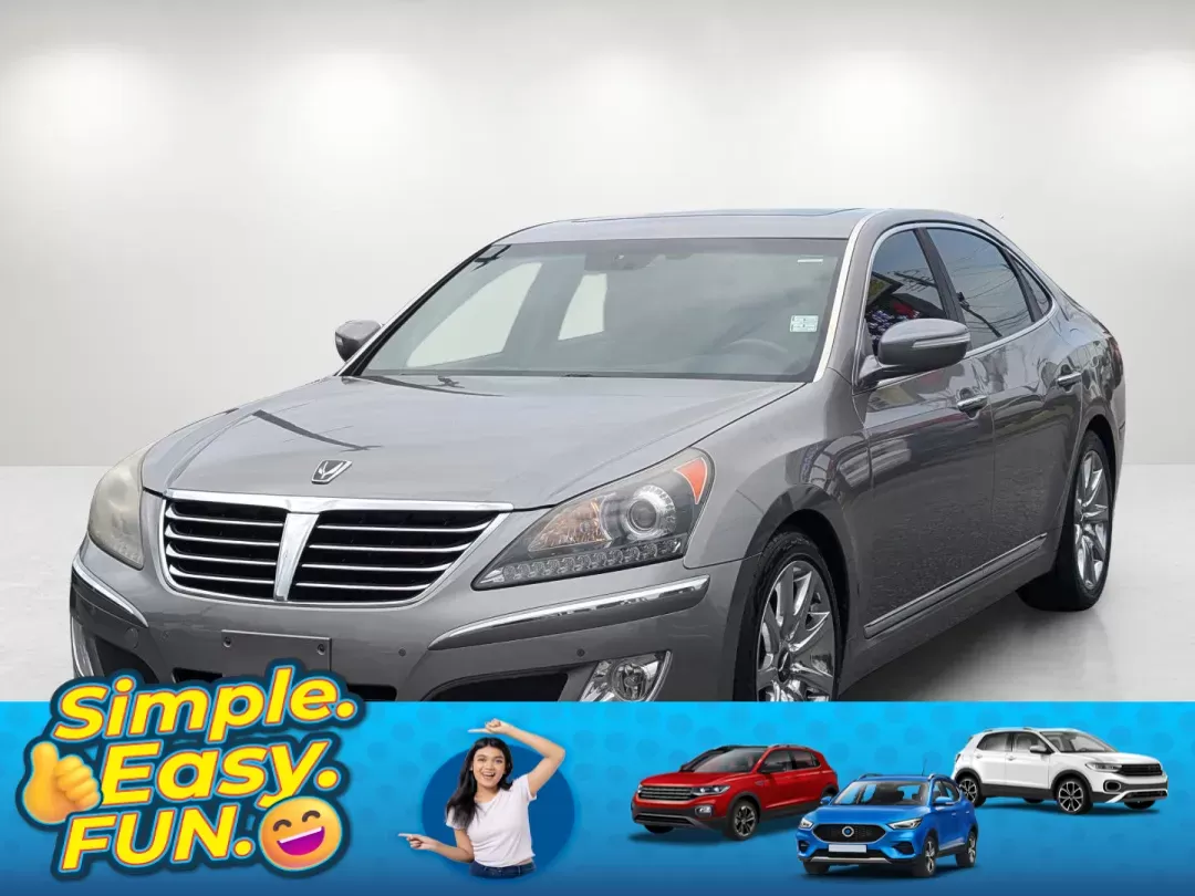 2012 /Jet Black Hyundai Equus Signature (KMHGH4JH6CU) with an Gas V8 5.0L/307 engine, 8-Speed Automatic w/Manual Shift transmission, located at 3959 U.S. 80 W, Phenix City, AL, 36870, (334) 297-4885, 32.469296, -85.135185 - 2012 Hyundai Equus Signature - Photo#0