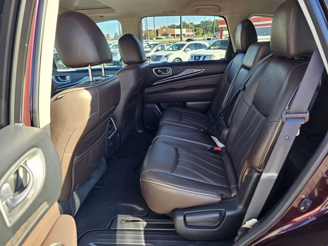 2013 /Java Infiniti JX35 (5N1AL0MNXDC) with an Other engine, located at 3959 U.S. 80 W, Phenix City, AL, 36870, (334) 297-4885, 32.469296, -85.135185 - Explore the open road in style with this stunning 2013 Infiniti JX35, perfect for families and adventurers alike! With its exquisite Midnight Garnet exterior and luxurious Java leather interior, this SUV combines elegance with functionality, making it a fantastic choice for anyone looking to elevate - Photo#14