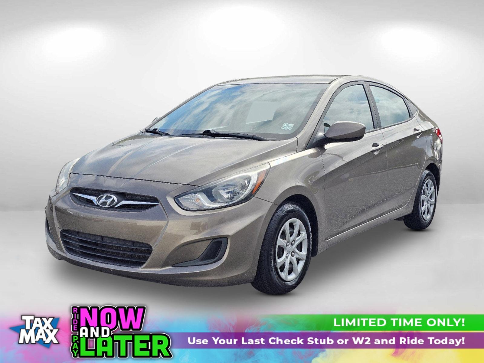 2014 Mocho Bronze Metallic /Beige Hyundai Accent GLS (KMHCT4AE4EU) with an Regular Unleaded I-4 1.6 L/97 engine, 6-Speed Automatic w/OD transmission, located at 3959 U.S. 80 W, Phenix City, AL, 36870, (334) 297-4885, 32.469296, -85.135185 - 2014 Hyundai Accent GLS - Photo#0