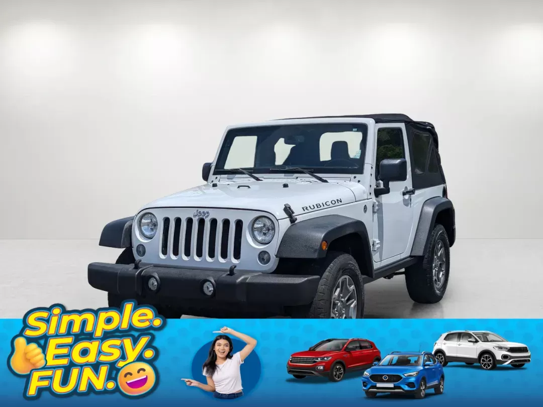 2015 Bright White Clearcoat /Black Jeep Wrangler Rubicon (1C4BJWCG4FL) with an Regular Unleaded V-6 3.6 L/220 engine, 5-Speed Automatic w/OD transmission, located at 1430 Gateway Drive, Opelika, AL, 36801, (334) 239-0944, 32.637871, -85.409790 - 2015 Jeep Wrangler Rubicon - Photo#0