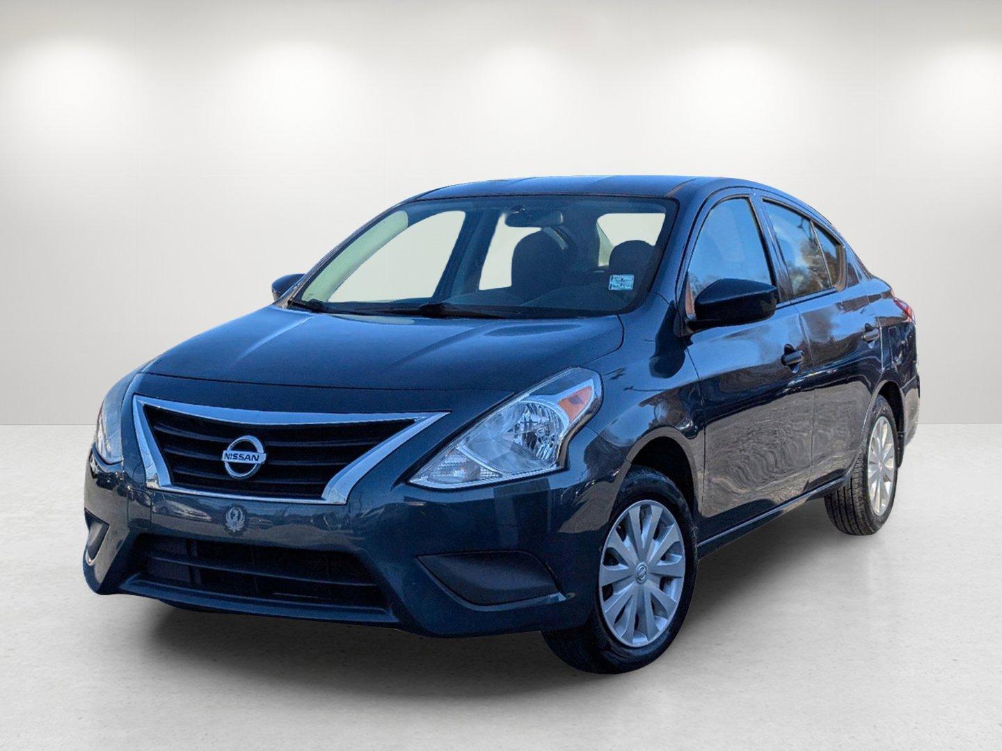 2016 /Charcoal Nissan Versa S (3N1CN7AP7GL) with an Regular Unleaded I-4 1.6 L/98 engine, 5-Speed Manual w/OD transmission, located at 7000 Northlake Connector, Columbus, GA, 31904, (706) 987-8085, 32.524975, -84.978134 - 2016 Nissan Versa S - Photo#0