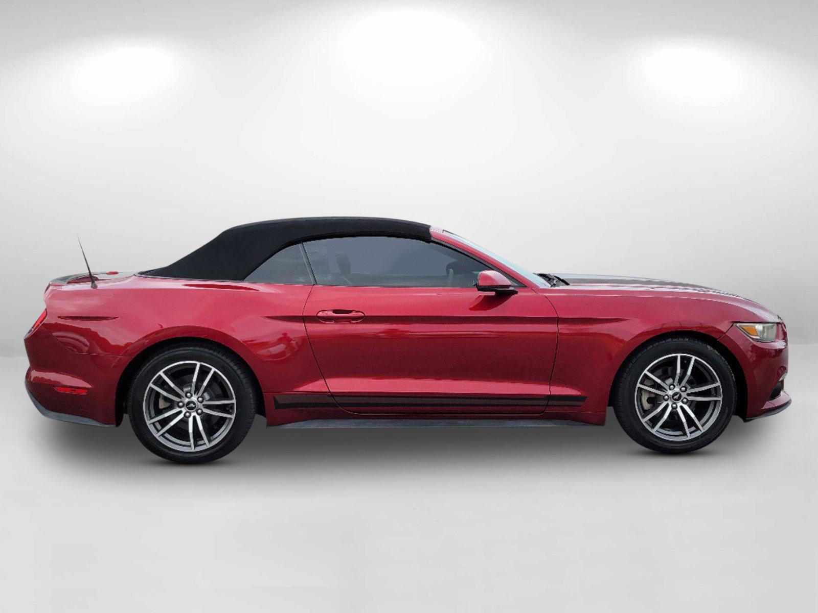 2015 Red Ford Mustang EcoBoost Premium (1FATP8UH7F5) with an Intercooled Turbo Premium Unleaded I-4 2.3 L/140 engine, located at 3959 U.S. 80 W, Phenix City, AL, 36870, (334) 297-4885, 32.469296, -85.135185 - 2015 Ford Mustang EcoBoost Premium - Photo#3