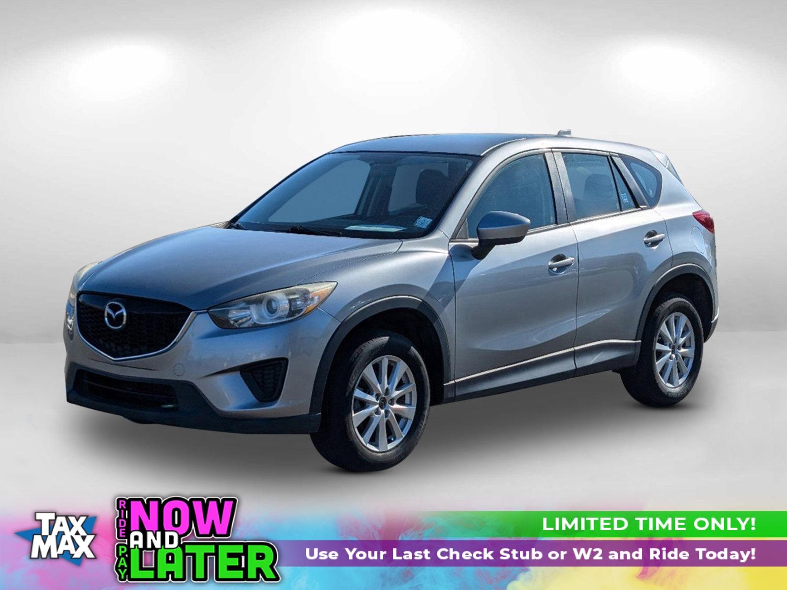 2014 Liquid Silver Metallic /Black Mazda CX-5 Sport (JM3KE2BE7E0) with an Regular Unleaded I-4 2.0 L/122 engine, 6-Speed Automatic w/OD transmission, located at 521 Old Farm Lane Rd, Prattville, AL, 36066, (334) 325-1505, 32.482460, -86.416367 - 2014 Mazda CX-5 Sport - Photo#0