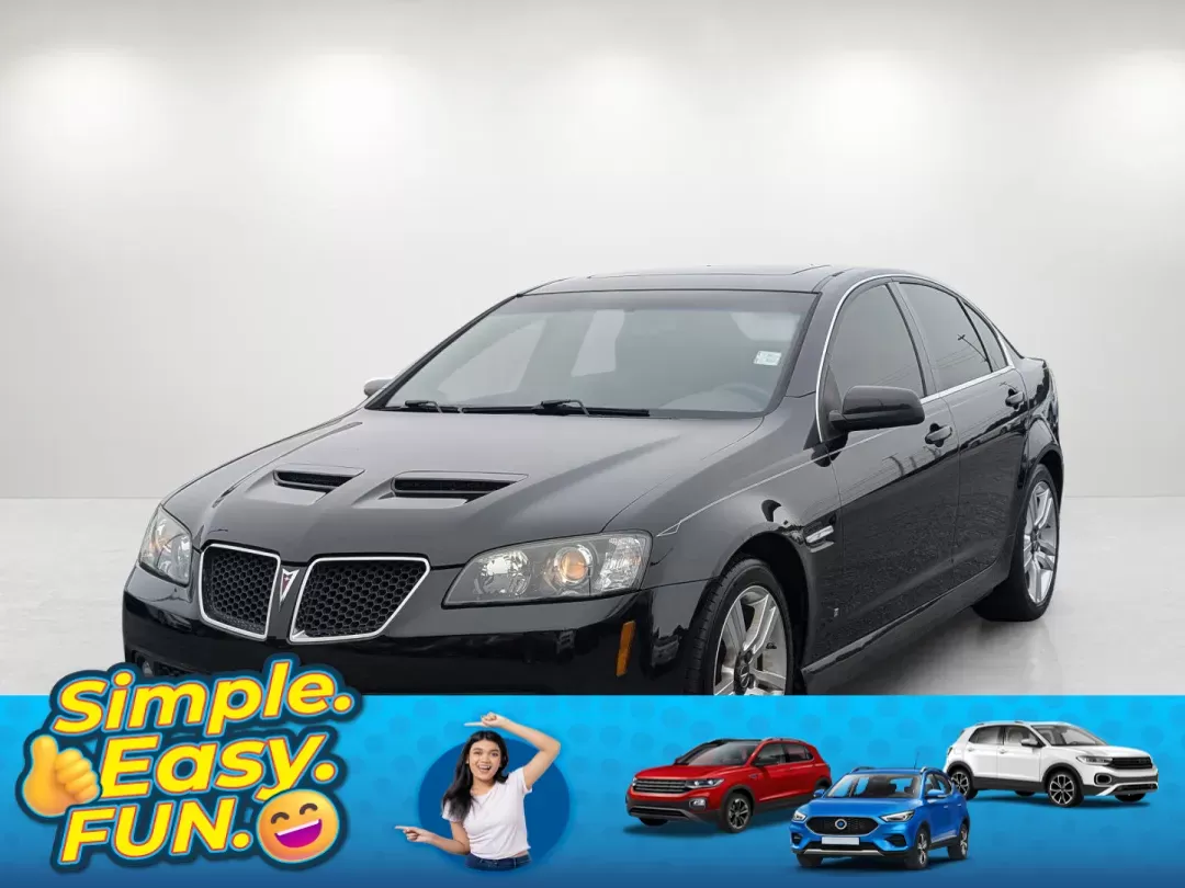 2008 Panther Black Metallic /Onyx Pontiac G8 (6G2ER57798L) with an Gas V6 3.6L/217 engine, 5-Speed Automatic w/OD, Electronic transmission, located at 3959 U.S. 80 W, Phenix City, AL, 36870, (334) 297-4885, 32.469296, -85.135185 - 2008 Pontiac G8 - Photo#0