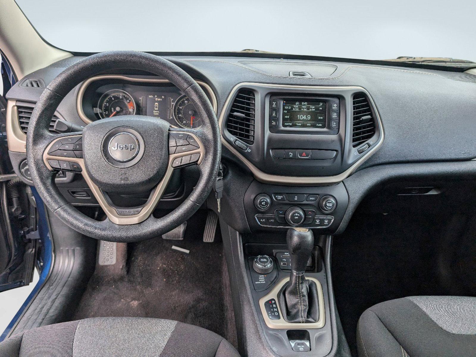 2018 /Black Jeep Cherokee Latitude (1C4PJMCB6JD) with an Regular Unleaded I-4 2.4 L/144 engine, 9-Speed Automatic w/OD transmission, located at 804 22nd Ave, Phenix City, AL, 36870, (334) 297-1860, 32.484749, -85.024475 - 2018 Jeep Cherokee Latitude - Photo#11