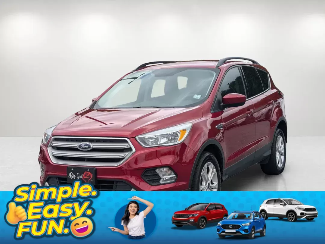 2018 Red Ford Escape SE (1FMCU9GD1JU) with an Intercooled Turbo Regular Unleaded I-4 1.5 L/91 engine, 6-Speed Automatic w/OD transmission, located at 3959 U.S. 80 W, Phenix City, AL, 36870, (334) 297-4885, 32.469296, -85.135185 - 2018 Ford Escape SE - Photo#0