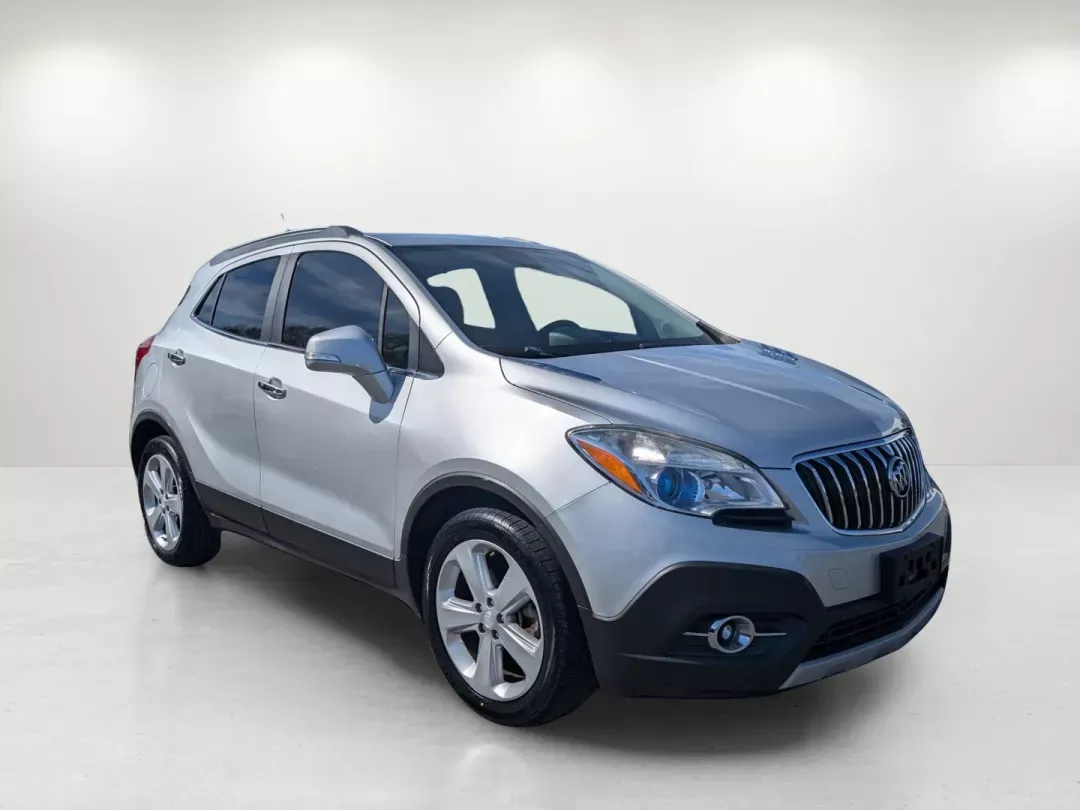 2015 /Ebony Buick Encore Convenience (KL4CJBSB8FB) with an Turbocharged I4 1.4/83 engine, 6-Speed Automatic transmission, located at 804 22nd Ave, Phenix City, AL, 36870, (334) 297-1860, 32.484749, -85.024475 - 2015 Buick Encore Convenience - Photo#3