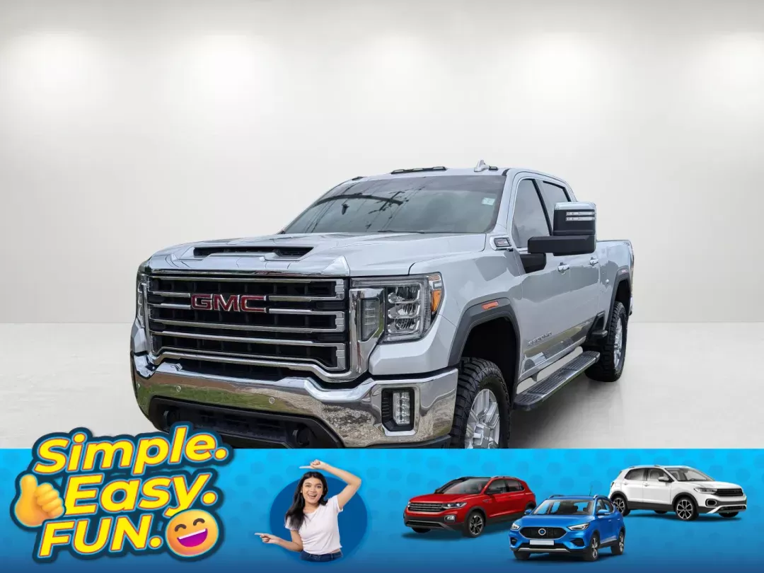 2020 /Jet Black GMC Sierra 2500HD SLT (1GT49NE79LF) with an Gas V8 6.6L/ engine, 10-Speed Automatic transmission, located at 3959 U.S. 80 W, Phenix City, AL, 36870, (334) 297-4885, 32.469296, -85.135185 - 2020 GMC Sierra 2500HD SLT - Photo#0