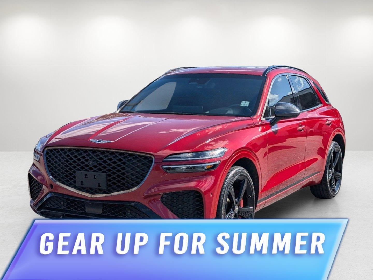 2022 /Red Genesis GV70 3.5T Sport (KMUMCDTC7NU) with an Twin Turbo Premium Unleaded V-6 3.5 L/212 engine, 8-Speed Automatic w/OD transmission, located at 3959 U.S. 80 W, Phenix City, AL, 36870, (334) 297-4885, 32.469296, -85.135185 - 2022 Genesis GV70 3.5T Sport - Photo#0