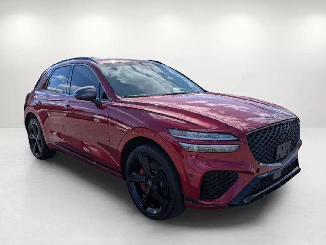 2022 /Red Genesis GV70 3.5T Sport (KMUMCDTC7NU) with an Twin Turbo Premium Unleaded V-6 3.5 L/212 engine, 8-Speed Automatic w/OD transmission, located at 521 Old Farm Lane Rd, Prattville, AL, 36066, (334) 325-1505, 32.482460, -86.416367 - 2022 Genesis GV70 3.5T Sport - Photo#2