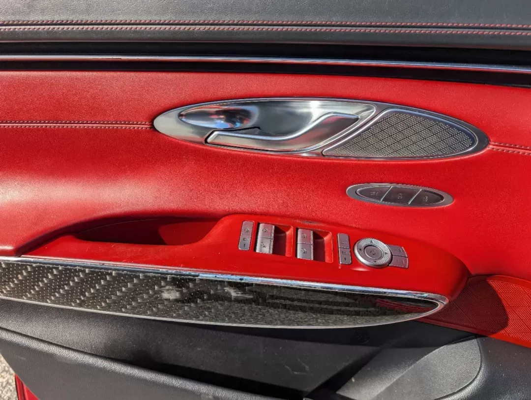 2022 /Red Genesis GV70 3.5T Sport (KMUMCDTC7NU) with an Twin Turbo Premium Unleaded V-6 3.5 L/212 engine, 8-Speed Automatic w/OD transmission, located at 521 Old Farm Lane Rd, Prattville, AL, 36066, (334) 325-1505, 32.482460, -86.416367 - 2022 Genesis GV70 3.5T Sport - Photo#8